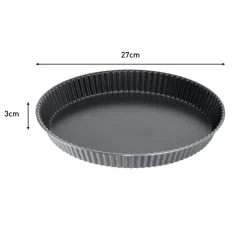 Moule à tarte 27cm avec bords cannelés RECYCOOK