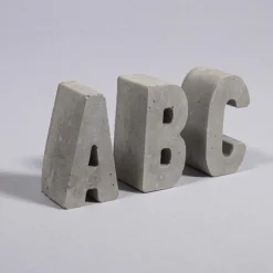 Moule alphabet en silicone