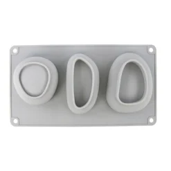 Moule en silicone 3 cailloux et galets 14,5 x 26 x 3,5 cm