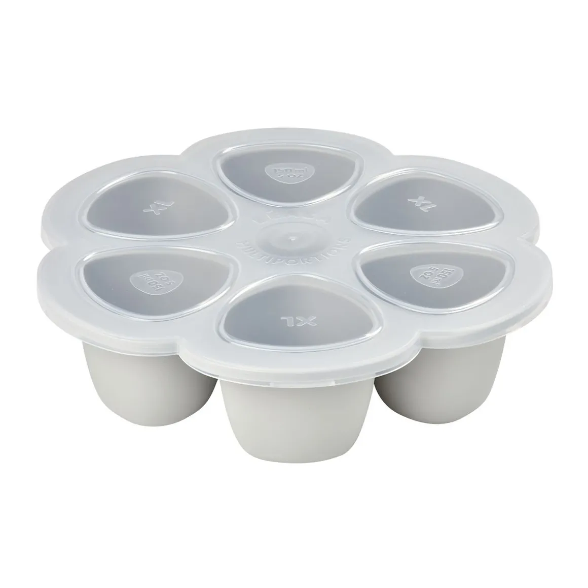 Moules de congélation en silicone - 6 x 150 ml gris