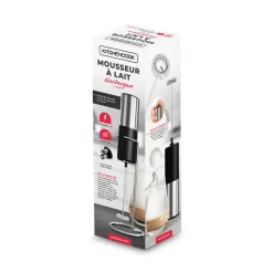 Mousseur à lait électrique KFOAM - Gris et noir