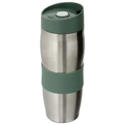 Mug Isolant Inox & Silicone 0,35L Vert