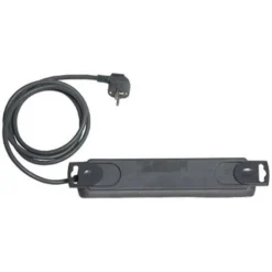 Multiprise 4 Prises Terre 1,5M Blanc & Gris