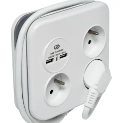 Multiprise + 2 USB avec cable