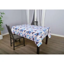 Nappe en toile cirée rectangulaire Figu - 140 x 250 cm - Bleu