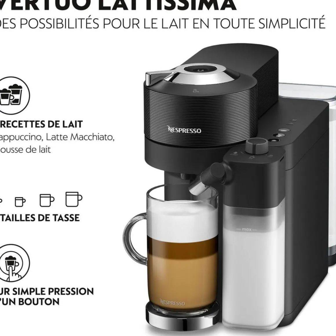 Nespresso Latissima Noir ENV300.B