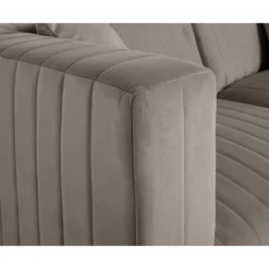 Nova - canapé modulable d'angle réversible - 6 places - en velours