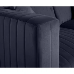 Nova - canapé modulable d'angle réversible - 6 places - en velours