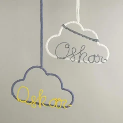 Nuage en fil de fer 30 x 17,5 cm