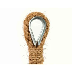 Ombrière naturelle en fibres de coco Triangulaire 3,50 m - Jardiline