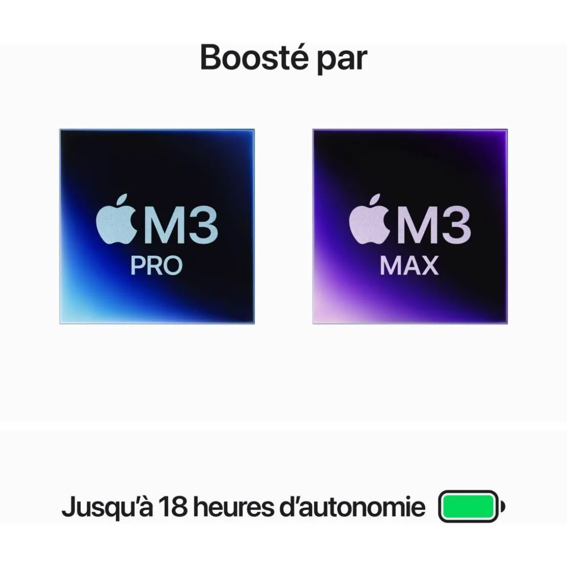 Ordinateur Apple Pro 14' M3 Pro 18Go RAM 1To SSD Argent