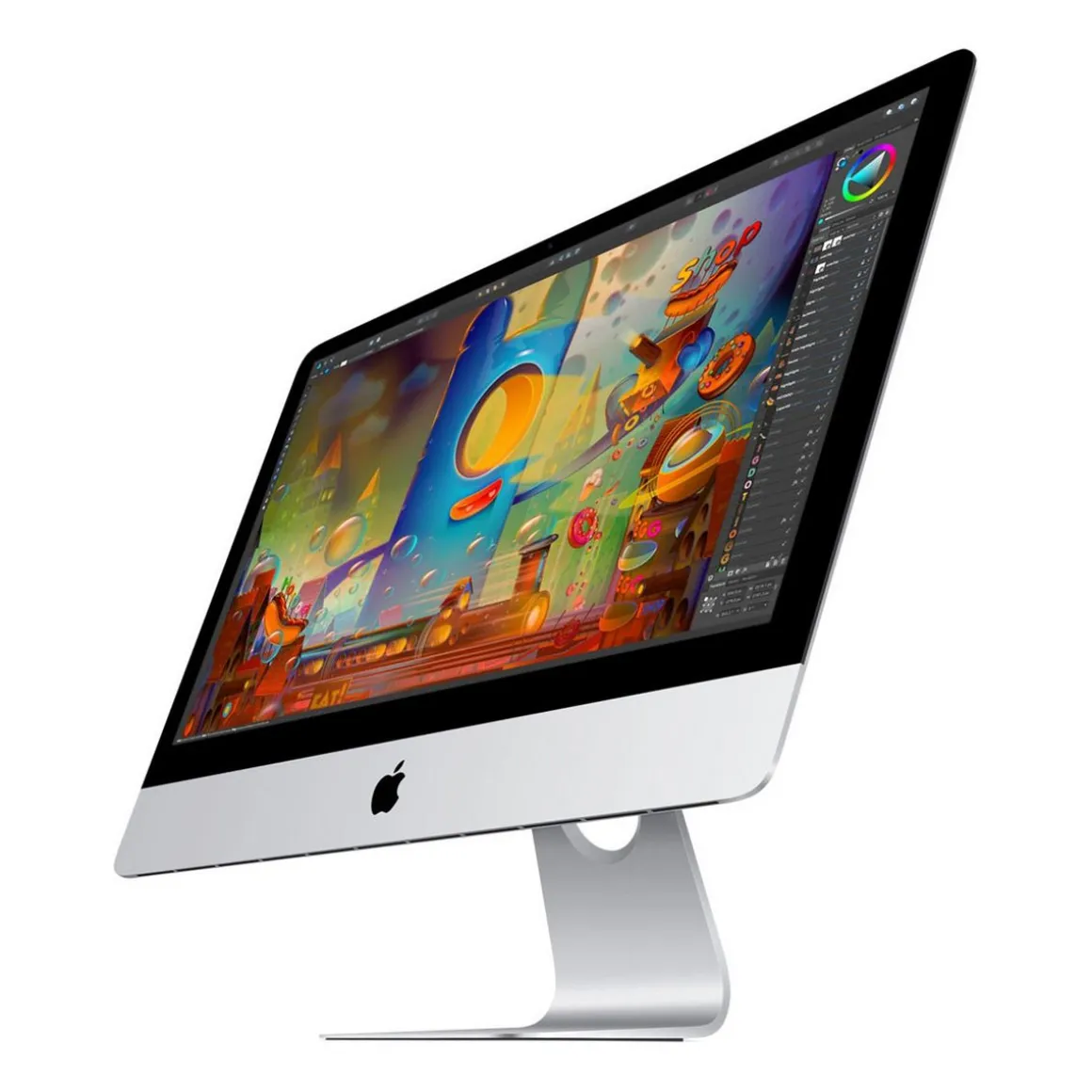 Ordinateur IMAC reconditionné 21.5 pouces 8 Go RAM 1 To HDD grade B - Argent