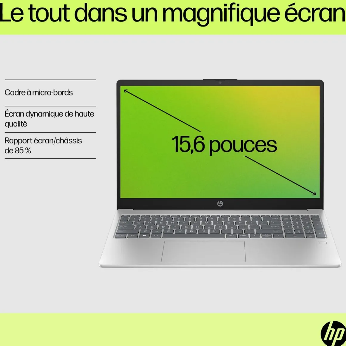 Ordinateur Portable 15-FD0087NF - Gris