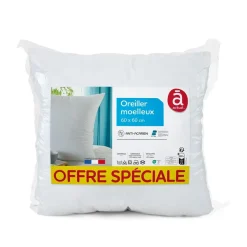 Oreiller anti acariens 500g/m²
