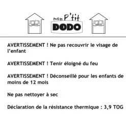 Oreiller bébé anti-acariens DODO BOUT'CHOU