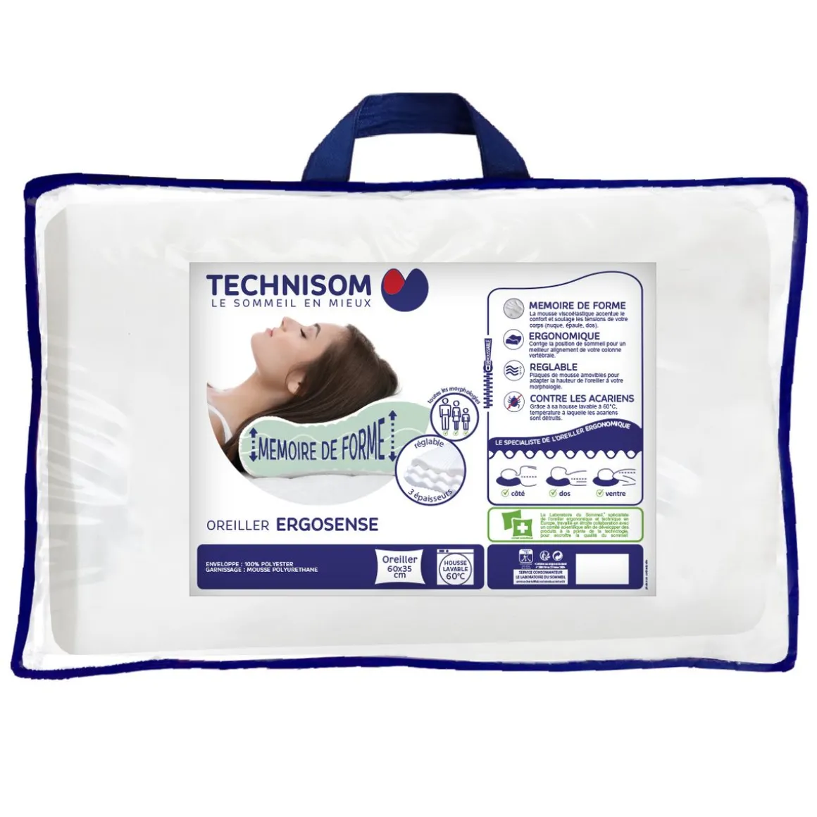 Oreiller ergonomique ERGOSENSE