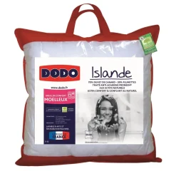 Oreiller moelleux 70% duvet 30% plumettes ISLANDE