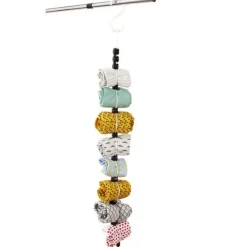 Organisateur de Chaussettes 10 Paires 70cm Blanc