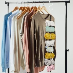 Organisateur de Chaussettes 10 Paires 70cm Blanc