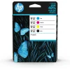 Pack de 4 Cartouches d'Encre HP 912 Noire, Cyan, Magenta, Jaune Authentiques (6ZC74AE) pour HP OfficeJet Pro 8010 series / 8020 series