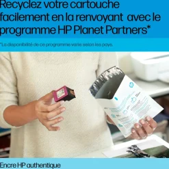 Pack de 2 Cartouches d'Encre HP 304 Noire et Trois Couleurs Authentiques (3JB05AE)