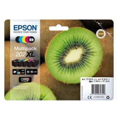 Pack de 5 cartouches d'encre Kiwi N202XL