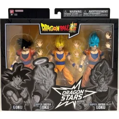 Pack de 3 Figurines Goku Dragon Ball Z Stars Évolution