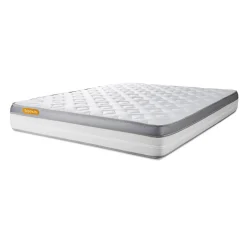 Pack matelas + double sommiers gris Memo Zen Mousse à mémoire de forme 5 zones de confort MAXI épaisseur