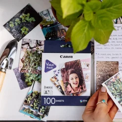 Pack papier photo Zoemini 100 feuilles - Blanc