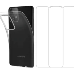 Pack Samsung A23 5G Coque + Verre trempé x2