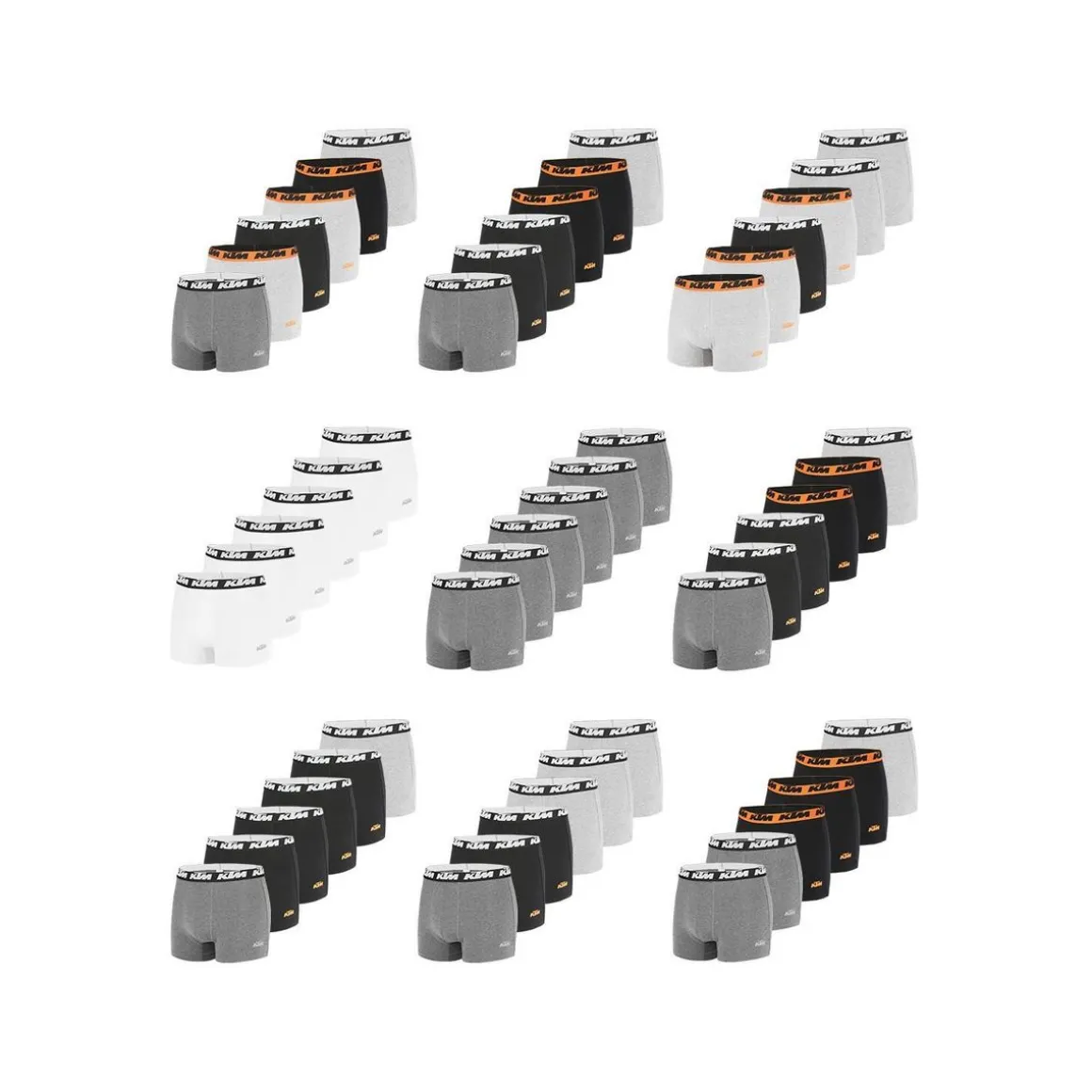 Pack surprise de 6 boxers coton homme