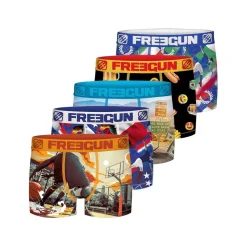 Pack Surprise de 5 Boxers microfibre garçon