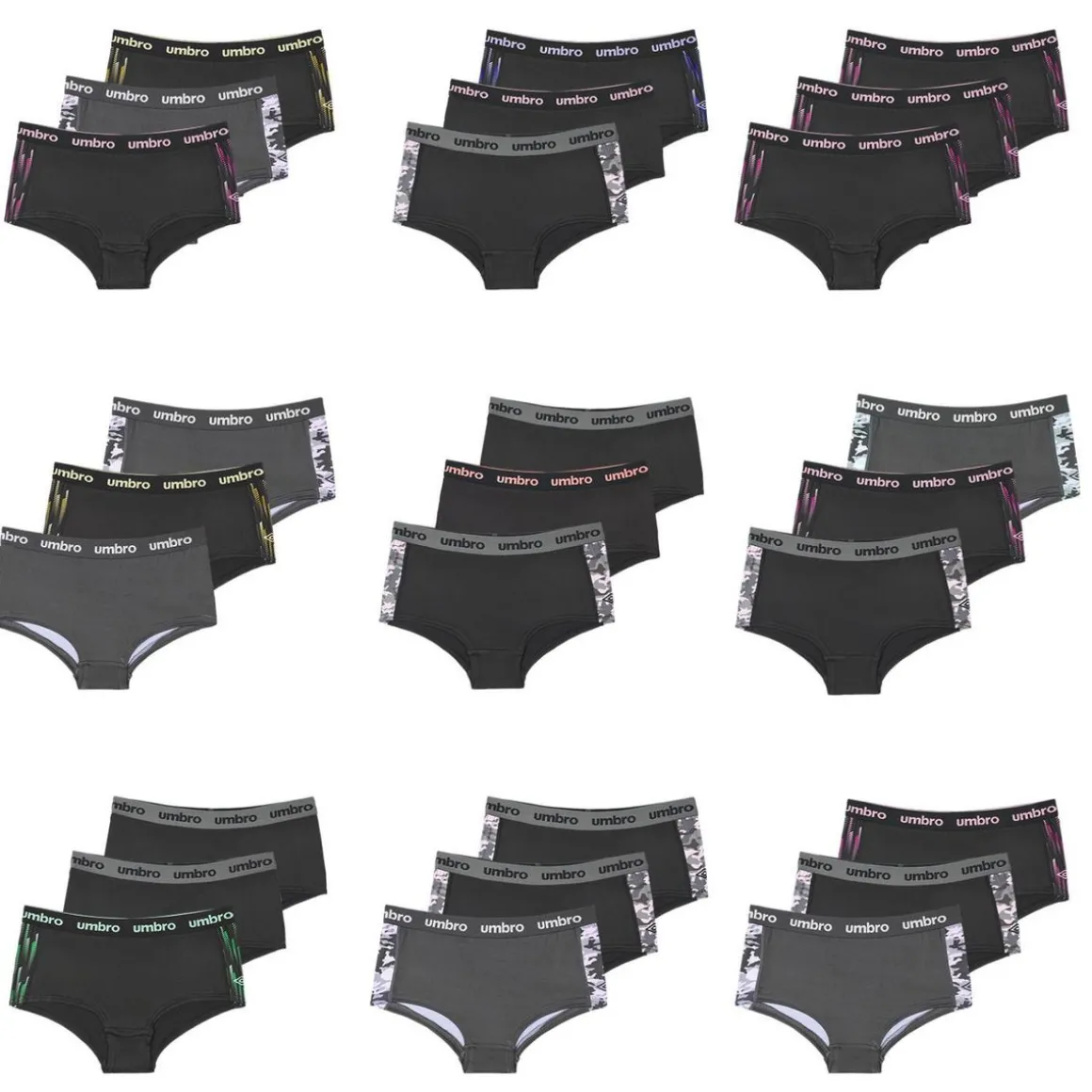 Pack surprise de 3 culottes femme