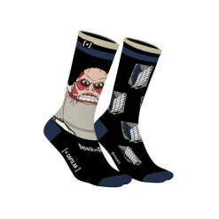 Paire de chaussettes dépareillées Attack On Titan Titan