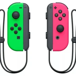 Paire de Manettes Joy-Con Vert/Rose Nintendo Switch
