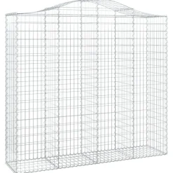 Panier de gabions arque 200x50x180/200 cm Fer galvanise