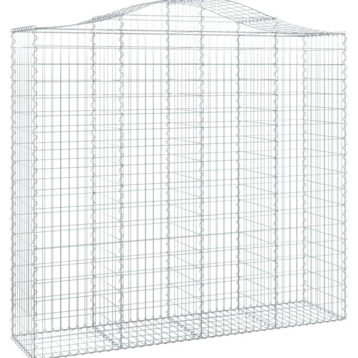 Panier de gabions arque 200x50x180/200 cm Fer galvanise