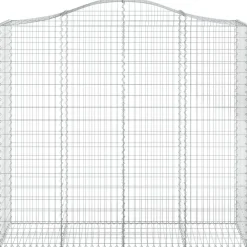 Panier de gabions arque 200x50x180/200 cm Fer galvanise