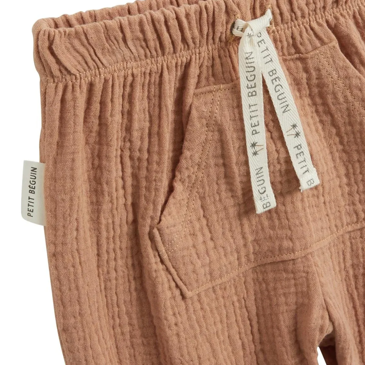 Pantalon bébé en gaze de coton Petit Envahisseur