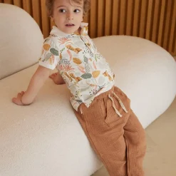 Pantalon bébé en gaze de coton Petit Envahisseur