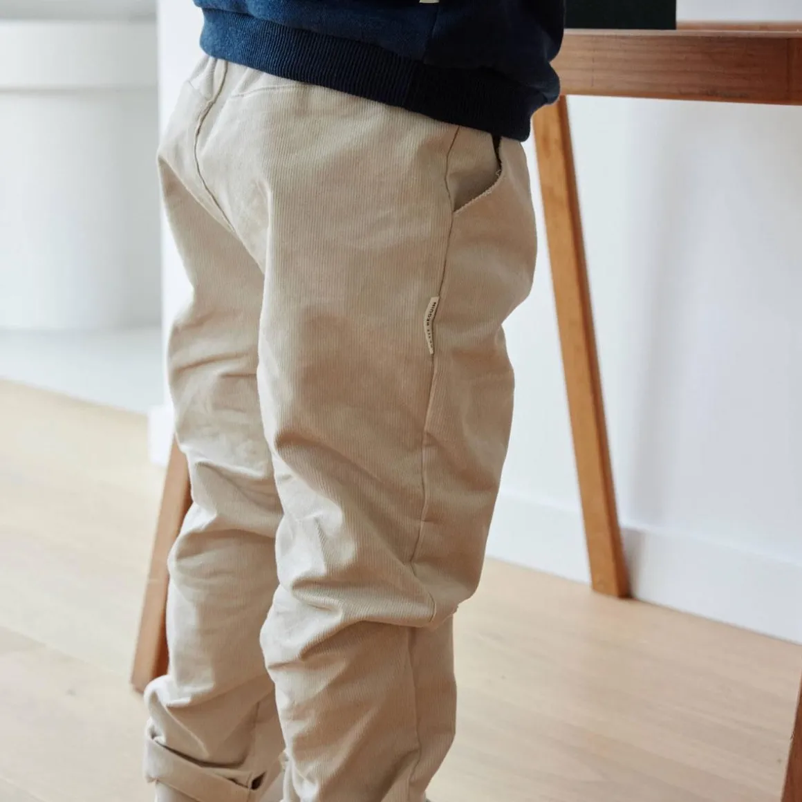 Pantalon enfant en velours côtelé Gribouille