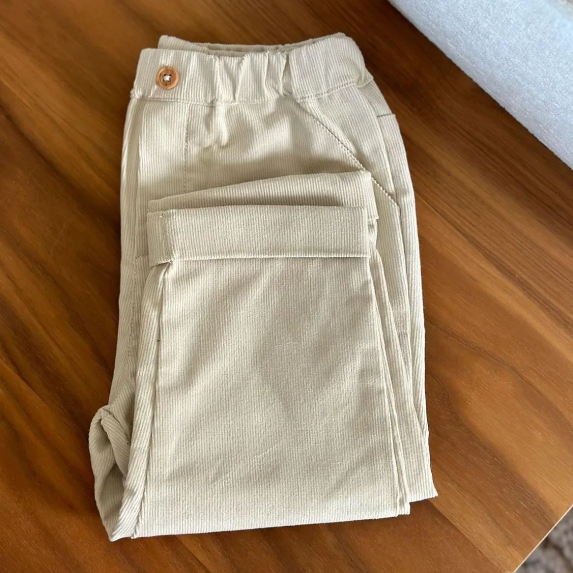 Pantalon enfant en velours côtelé Gribouille