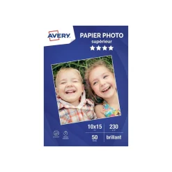 Papier photo 50 Photos brillantes 10x15 230g/m²
