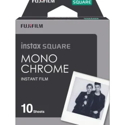 Papier photo instantané Film Instax Square Monochrome WW1 (x10)