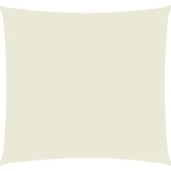 Parasol en tissu oxford carre 3,6 x 3,6 m creme