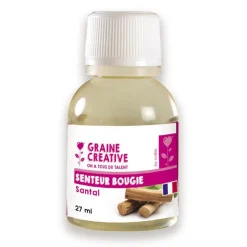 Parfum pour bougie - Senteur Santal - 27 ml