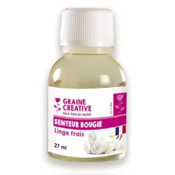 Parfum pour bougie - Senteur Linge frais - 27 ml