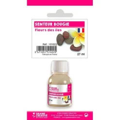 Parfum pour bougies 27 ml - Senteur Fleurs des îles