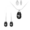 Parure collier et boucles d'oreilles SC Crystal ornée de Cristaux scintillants