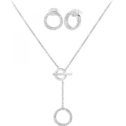Parure collier et boucles d'oreilles par SC Crystal